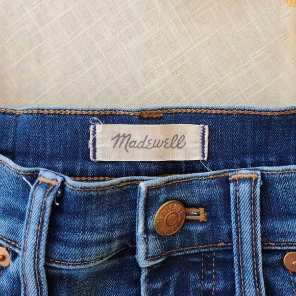 Madewell Blue 10" High Rise‎ Skinny Ankle Jeans 27 Classic Casual - Picture 8 of 9